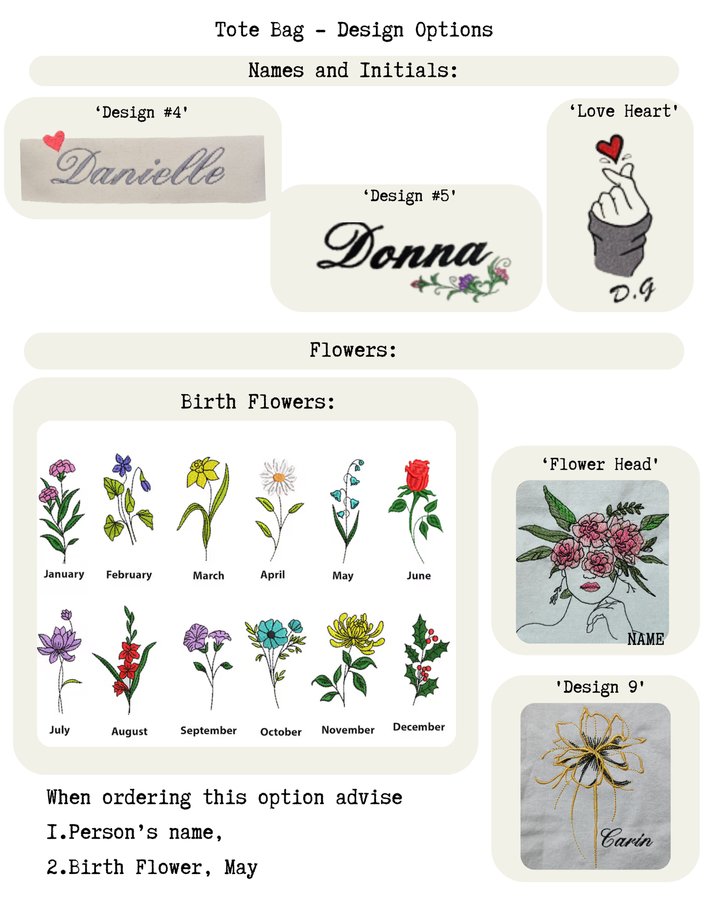 Personalised Everyday Tote Bag