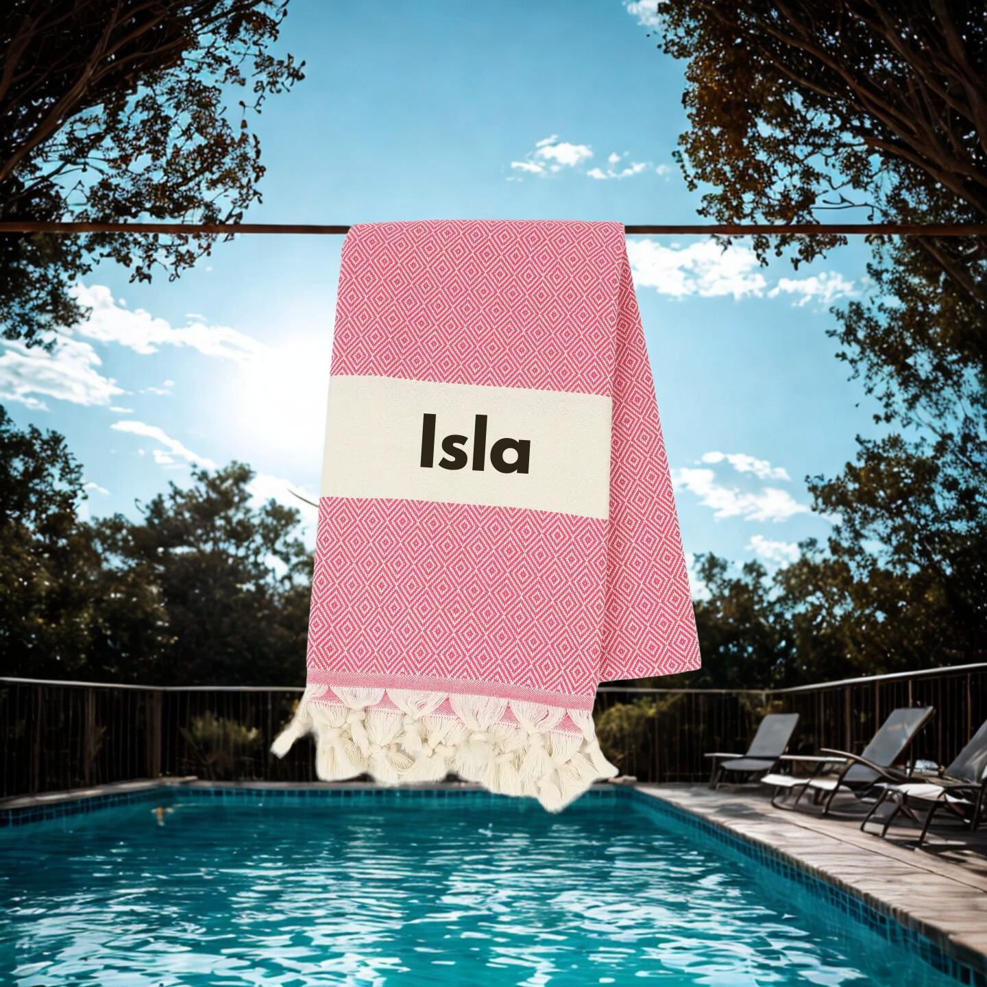 Personalised Beach Towels (Turkish Style)