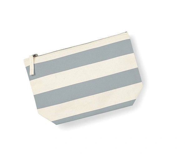 Personalised Striped Cotton Canvas Bag