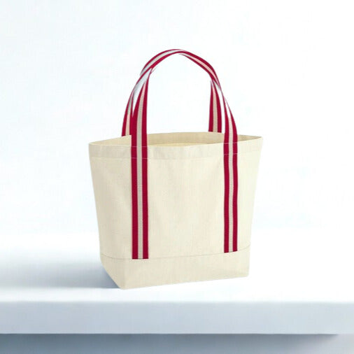 Personalised Organic Cotton Canvas Boat Bag
