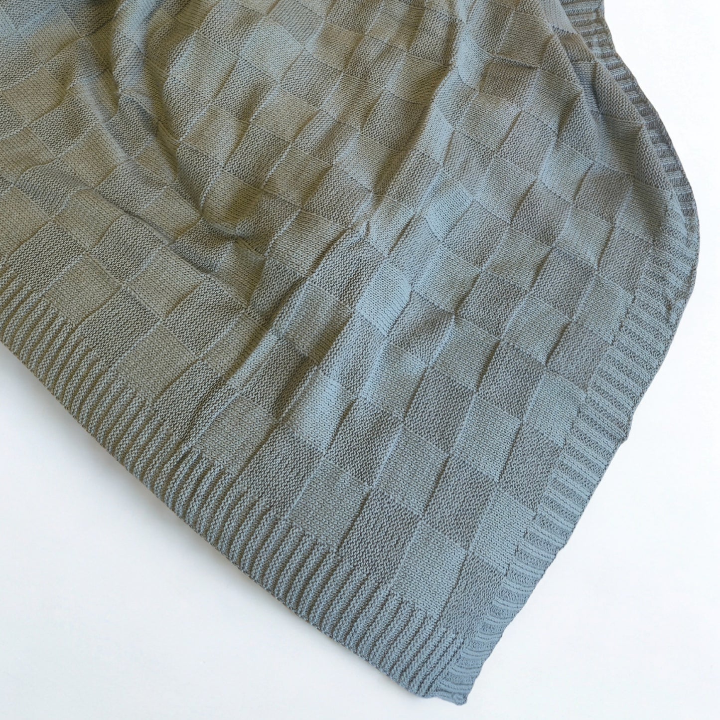 Embroidered Personalised Cotton Knit Throw