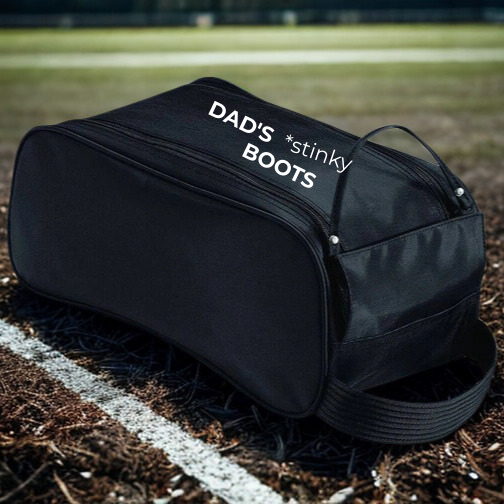 Sporty Dads' Personalised Shoe Bag