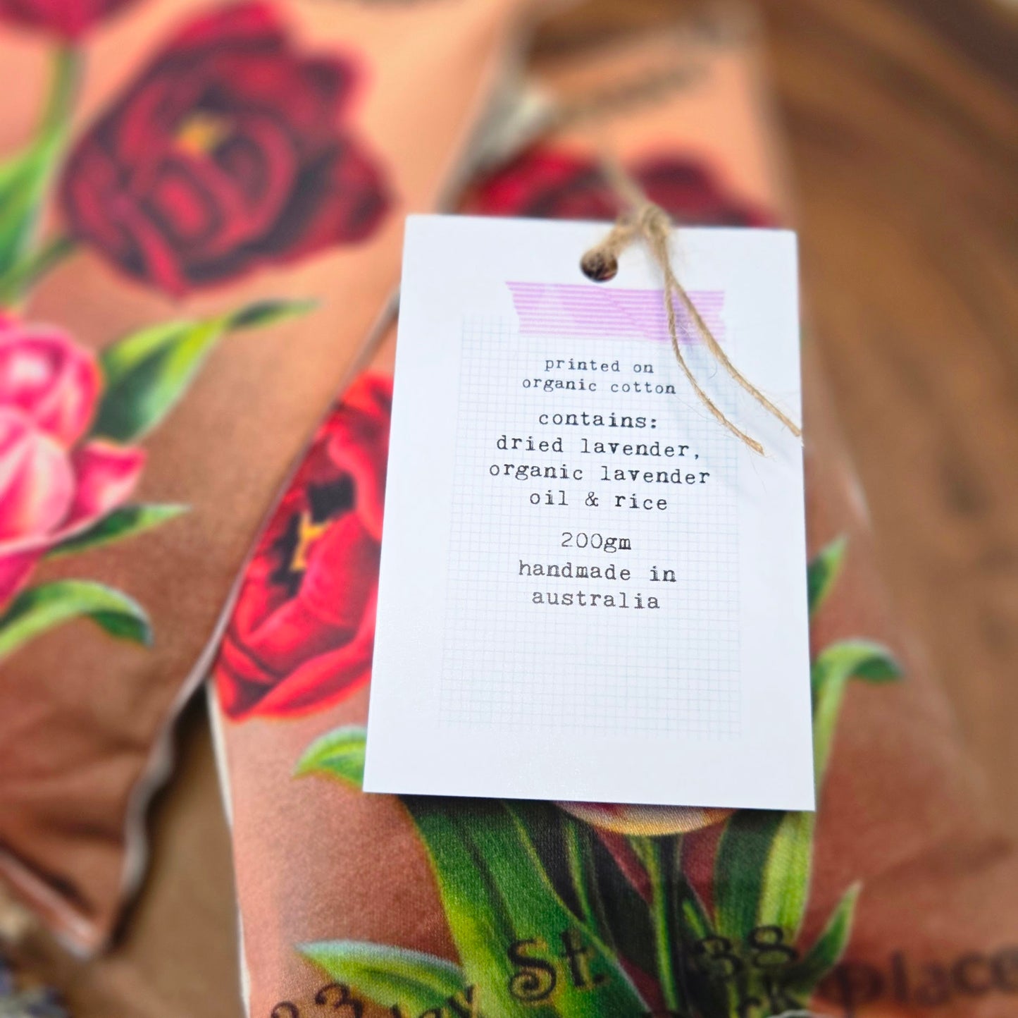 Lavender Drawer Sachet – Organic Cotton Aromatherapy Bag | Made in Australia