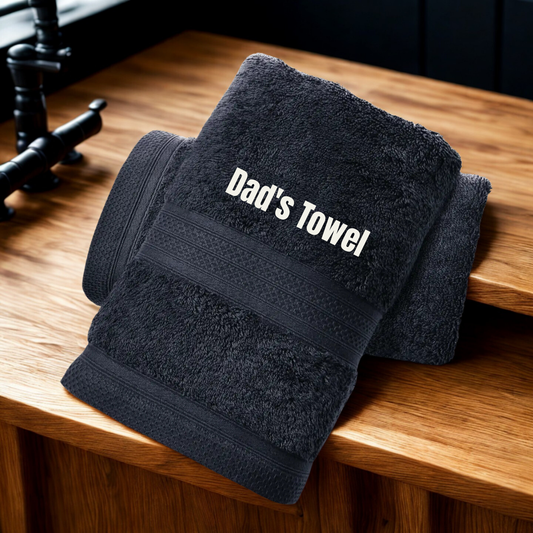 Dad's Personalised Bath Towel