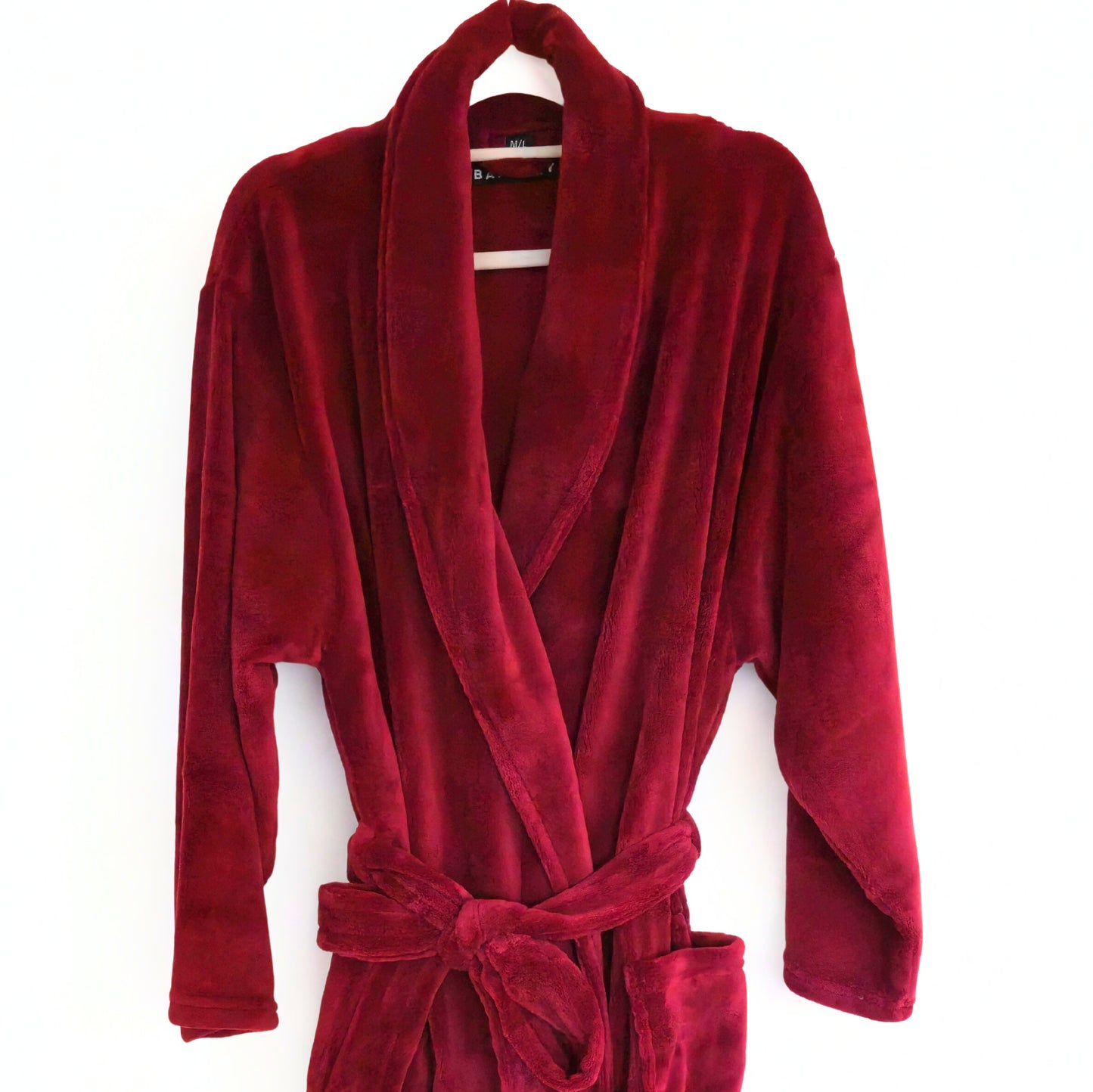 Personalised Embroidered Microplush Robe in Merlot – Mother’s Day Gift