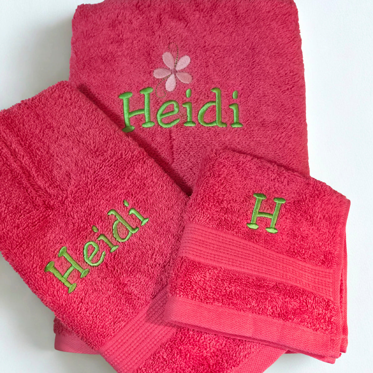 Everyday Kids Towel Sets (3pc, Personalised)