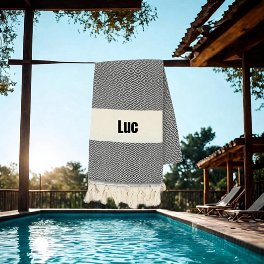 Dad's Personalised Turkish Beach Towel