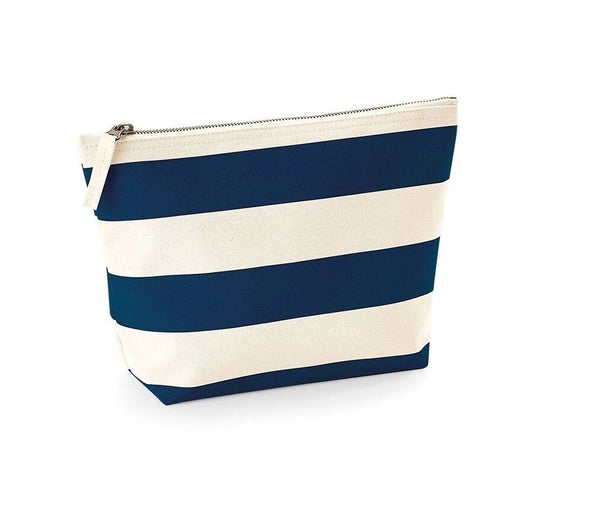 Personalised Striped Cotton Canvas Bag