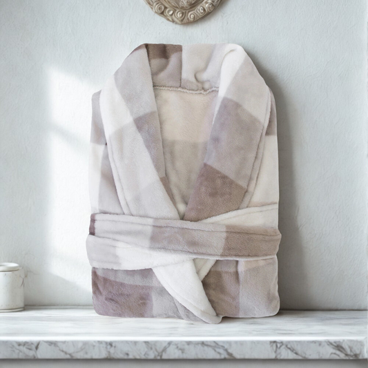 Personalised Embroidered Ultraplush Robe Nougat – Mother’s Day Gift