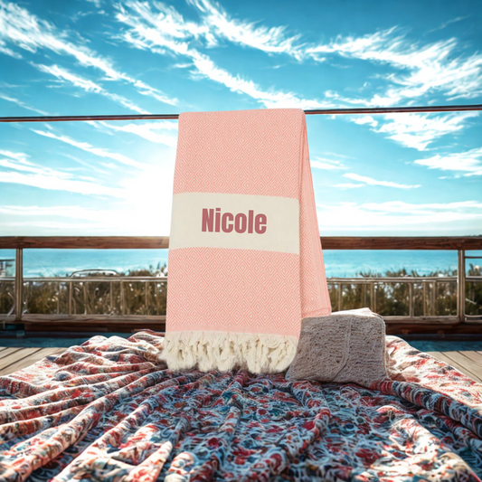 Personalised Beach Towels (Turkish Style)