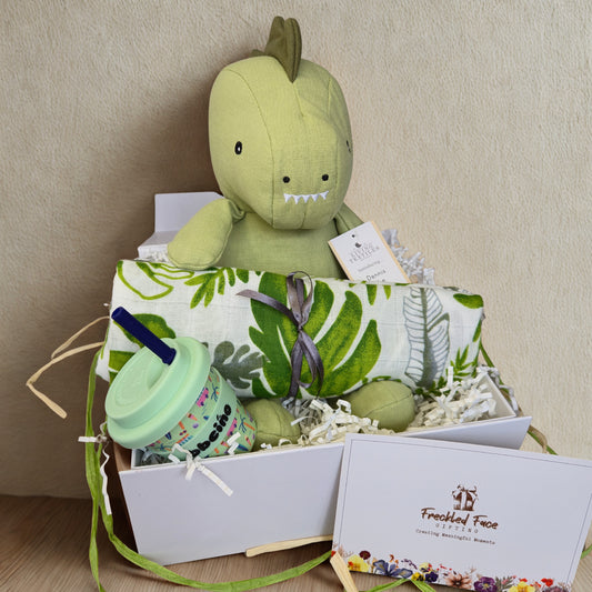 Dennis the Dinosaur Set | New Baby/Birthday Gift