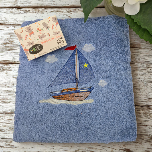 Embroidered Towel and Soap Gift Set