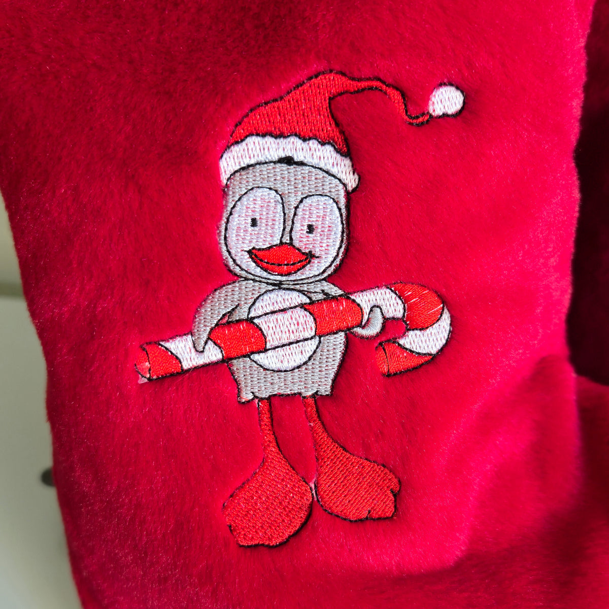 Personalised Embroidered Christmas Stocking – Festive Holiday Keepsake (WITH DESIGN)