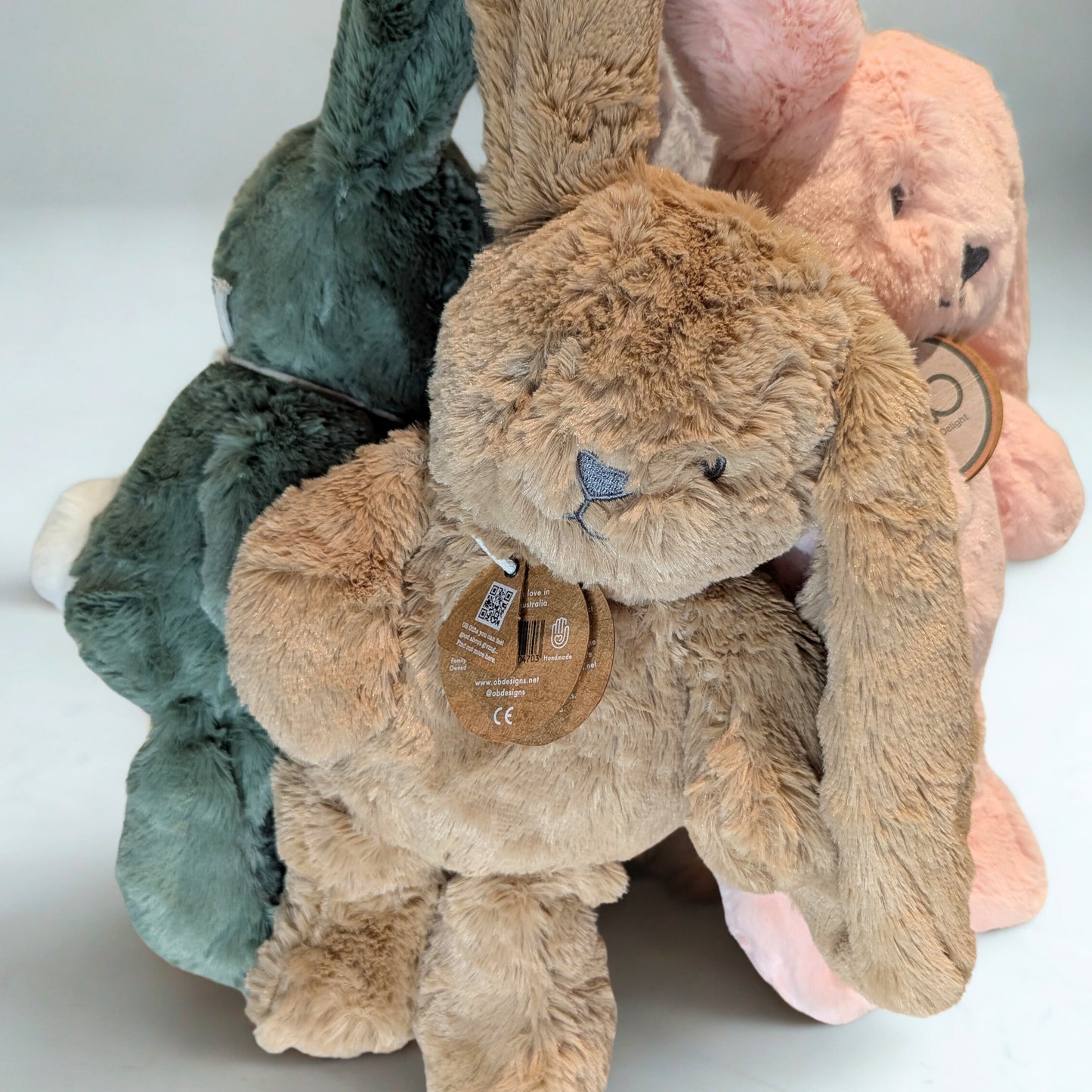 Personalised Bunny Plush with Embroidered Name | OB Designs Soft Toy